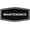 Black, variant on Signs ByLITA Fancy Maintenance Sign - Laser-Engraved Lettering | Durable ABS Plastic | Vibrant Colors | Powerful Foam Tape (Ivory/Dark Brown) - Small