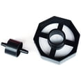 thumbnail image 1 of Rueda dispensadora de cinta plástica de 36mm, rueda central de repuesto para dispensadores de cinta de escritorio estándar, color negro, 1 of 5