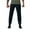 Black, variant on Mens Sweatpants Mens Pants Men's Nylon Silk Breathable Sports Pants Casual and Versatile Fashionable Pants,M-XXXL