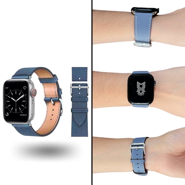 Correa para apple Watch compatible con Ultra / 45mm / 44mm / 42mm de Piel. Mamá Pulpo Piel