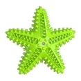 thumbnail image 1 of STARTIST Star Shape Dog Toothbrush Squeaky Chew Toy | Pet Teeth Cleaning Stick | Dog Oral Green, 1 of 8