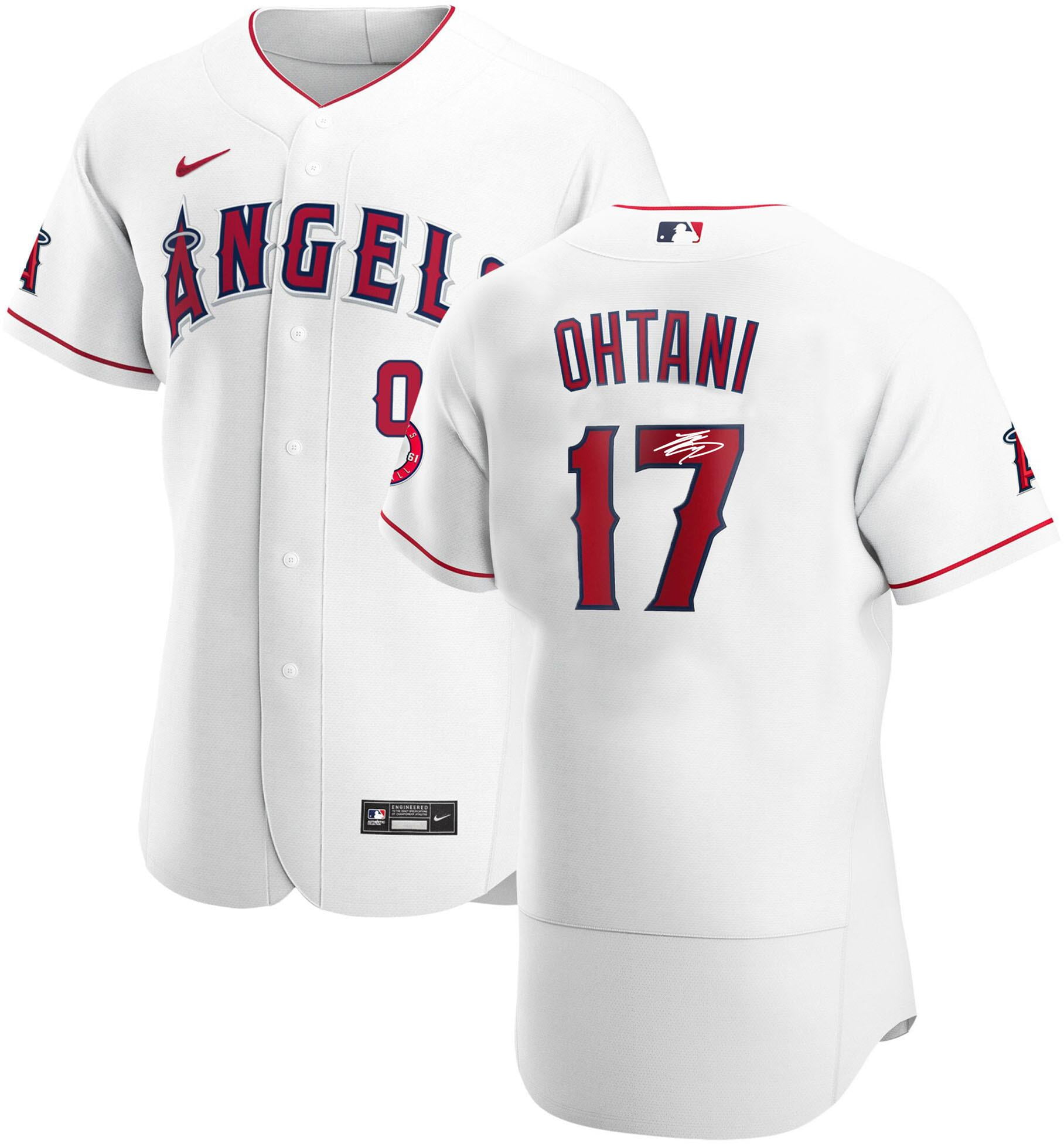 angels white jersey