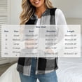 thumbnail image 2 of cocolona Womens Fleece Vest Crew Neck Open Front Sleeveless Jacket Fall Winter Loose Casual Plaid Outerwear, 2 of 7