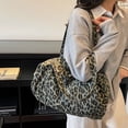 thumbnail image 7 of Hsqqdc Leopard Print Large Capacity Canvas Shoulder Tote Bag, Casual Hobo Handbag for Daily Commute Work, 7 of 7