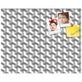 thumbnail image 2 of PinPix 21x17 Custom Cork Bulletin Board Baus Grey White Poster Board Has a Fabric Style Canvas Finish, Framed in Baus Grey White, by ArtToFrames (PinPix-1514), 2 of 5