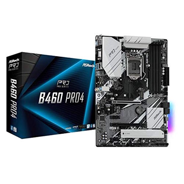 Asrock B460 Pro4 Supports 10th Gen Intel Core Processors Socket 1200 Motherboard Walmart Com Walmart Com