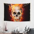 thumbnail image 2 of Junzan Satanic Skull for Tapestry - Home DéCor Tapestry Cute & Funny Tapestry Wall Hanging Party Poster Tapestry for Bedroom Living Room Dorm Wall 60×40in, 2 of 8