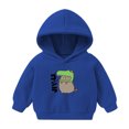 thumbnail image 4 of Vedolay Girls Long Sleeve Tops Girl's Cute Hoodies Long Sleeve Casual Lightweight Pullover Sweatshirt,Blue 5-6 Years, 4 of 5