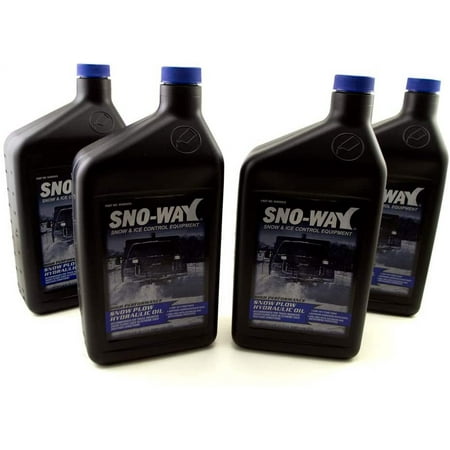 Sno-Way 96005029 Snow Plow Hydraulic Fluid Oil 1 Gallon (Pack of 4 Quarts)