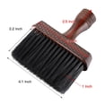 thumbnail image 2 of Perfehair Barber Neck Duster Brush for Hair Cutting, Soft Haircut Cleaning Dusting Brush-Wooden Handle, 2 of 6