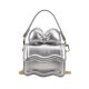 thumbnail image 4 of Bolso de hombro con solapa para mujer, mini bolso de cadena, pequeño y elegante, bolso de mano para exteriores Plata, 4 of 9