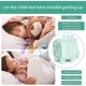 thumbnail image 2 of Cute Children\'s Alarm Clock, Multifunctional Adjustable Night Light Countdown Snooze Voice Control Rechargeable Clock (Green), 2 of 5