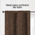 thumbnail image 3 of Cortinas Jacquard Elefantito Hogar Niza Chocolate Color Chocolate Dos paneles de 1.50 cm x 2.10 cm, 3 of 5