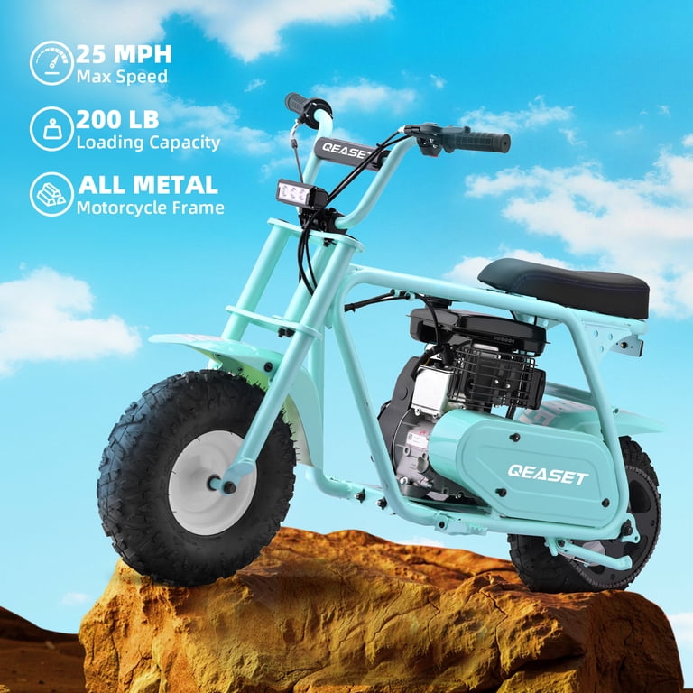 99cc Dirt Bike, Gas Powered, 4-Stroke with LED Headlight, 25MPH 99cc Dirt Bike, Gas Powered, 4-Stroke with LED Headlight, 25MPH