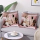 thumbnail image 5 of Juego de almohadas con estampado de animales bonitos para dormitorio, sala de estar, sofá, cojín de 45 x 45 cm para decoración de sofá y sala de estar, funda de almohada aterciopelada., 5 of 6