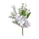 thumbnail image 2 of Ramo de flores artificiales de seda para decorar la mesa del comedor o la sala de estar: arreglo floral artificial con flores de aspecto realista para estantes, repisas o centros de mesa., 2 of 6