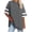 Dark Gray, variant on Womens Summer Tops Sevevn Womens Oversized Tees Loose T Shirts Half Sleeve Round Neck Color BlockTunic Tops