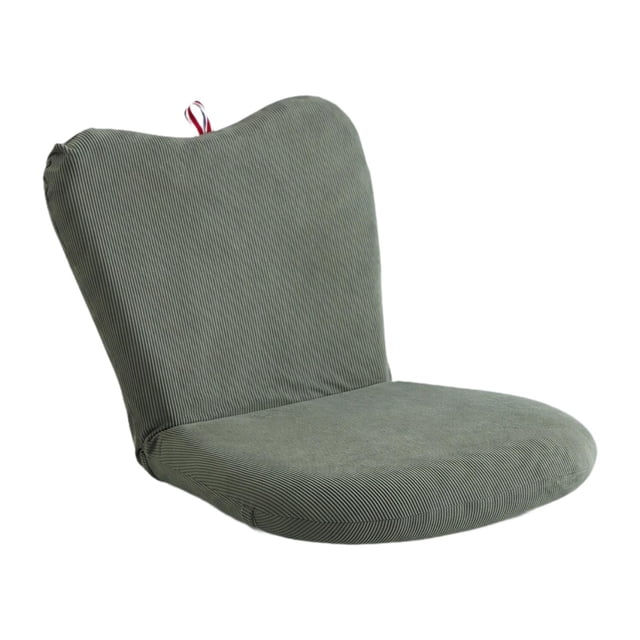 Sillón reclinable plegable para suelo, ideal para leer, jugar o relajarse. Verde