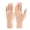 Beige, variant on Half Finger Compression Gloves, Half Finger Style, Compression & Wrist Support, Arthritis Pain Relief for Fitness Cycling, 1 Pair