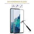 thumbnail image 5 of Bemz (5 Pack) Shields for Samsung Galaxy S21 - Full Edge Coverage, Bubble-Free, High Response Touch Tempered Glass Screen Protectors - Clear with Black Frame, 5 of 7