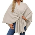 thumbnail image 4 of Simplifyleast Shawl Wrap, Elegant Shawl Wraps Soft Open Front Poncho Sweater, Chic And Light, 4 of 7