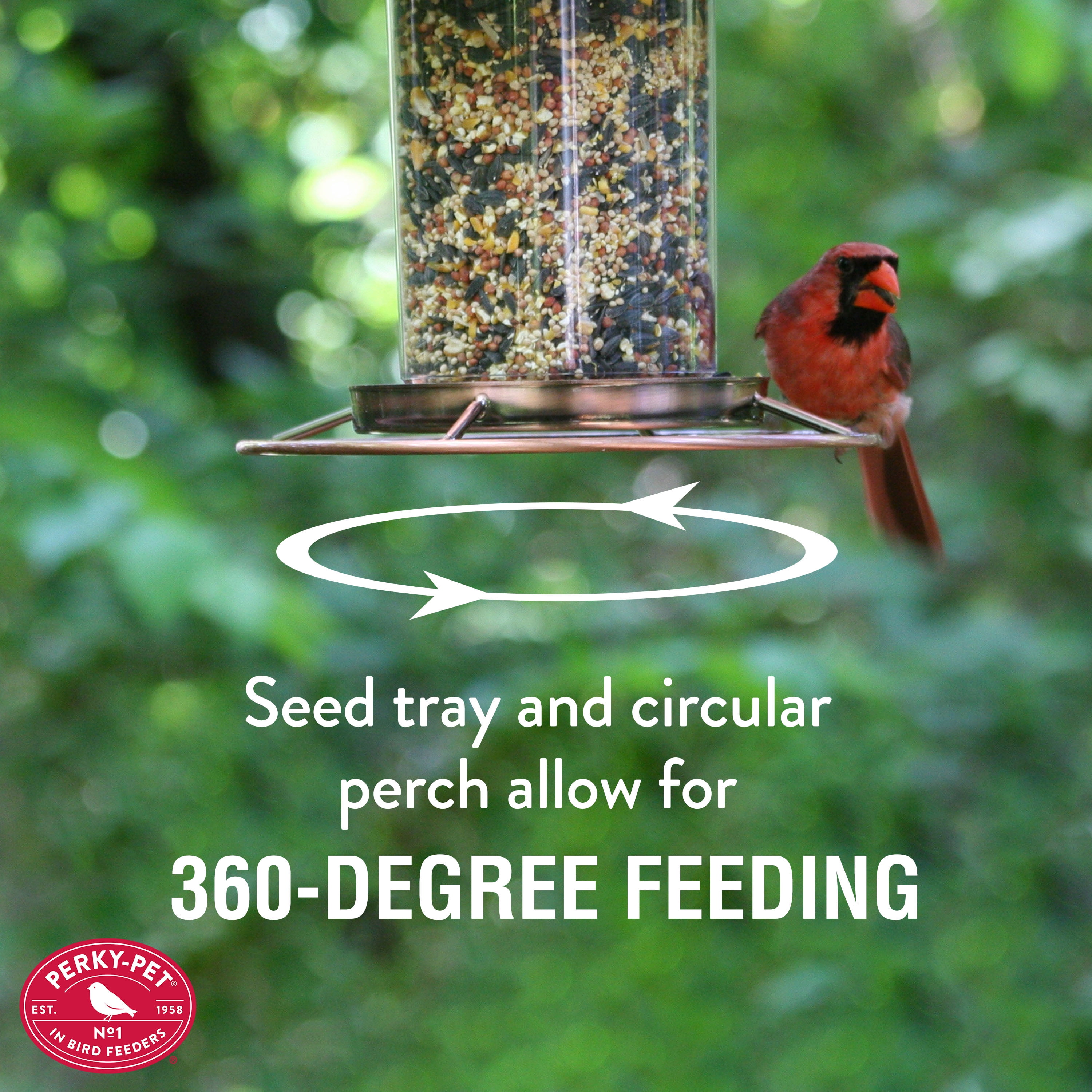 Perky-Pet® 2-Tier Panorama Bird Feeder