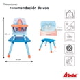 thumbnail image 3 of Silla Alta 4 en 1 Grow with me Azul Naranja D´bebé 83-2, 3 of 9