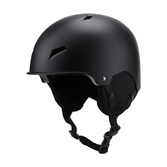 Casco de esquí con mejor amortiguación y protección para patinetas, ciclismo y deportes al aire libre. Negro M