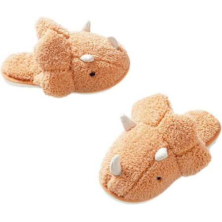 

CoCopeanut Women Cute Cartoon Warm Slippers Cozy Memory Foam Non-Slip Home Shoes Soft Plush Slip On Animal Slipper Indoor Outdoor