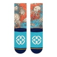 thumbnail image 4 of Artful Oceans Creatures Crew Socks With Art By Bad Otis Link, 4 of 6