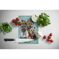 thumbnail image 2 of Cairn Terrier Christmas Elves Glass Cutting Board Large PPP3050LCB, 2 of 2