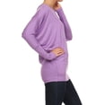 thumbnail image 3 of Moa Collection Women's Relaxed Fit Tunic Top Dolman Sleeve Knit Casual Style, 3 of 4