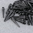 thumbnail image 1 of WASHWEPE 50 Pcs Band Flights Soft Dart Points in Black Color PVC, 1 of 7