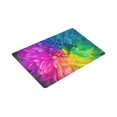 thumbnail image 3 of MKHERT Beautiful Rainbow Flowers Chrysanthemums Doormat Rug Home Decor Floor Mat Bath Mat 30x18 inch, 3 of 3