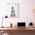 thumbnail image 3 of Stupell Industries Contemporary Fashion Box Stack Pet Dog Pink Grey Canvas Art, 30 x 40, by Ziwei Li, 3 of 7