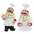 thumbnail image 1 of Gancho de pared Figura de chef de dibujos animados Percha autoadhesiva Decoración de comedor de hotel (BS081/82), 1 of 8