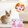 thumbnail image 2 of FEOLGEHLY Dog Snuffle Mat,Hide and Seek Plush Snuffle Mat Dog Toys Food Mat Nose Work Enrichment Toys Interactive Burrow Activity Cute Dog Funny Toys for Small Medium Dogs, Pink (Menu), 2 of 6