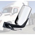 thumbnail image 1 of QSC Left Side Chrome Power & Heated Door Mirror for Freightliner Cascadia 2018+, 1 of 4