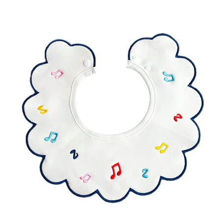 

FaLX Saliva Towel 360 Degree Rotatable Super Absorbent Cute Baby Petal Bib for Daily Usage