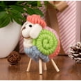 thumbnail image 1 of Handmade Felt Sheep Miniature Decoration Christmas Tree Hanging Ornament Felt Sheep Figurines，Small Color Lamb, 1 of 4