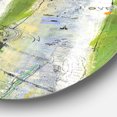 thumbnail image 2 of Designart 'Green Birch Forest' Geometric Metal Circle Wall Art, 2 of 3