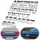 thumbnail image 1 of Insignia de plata metálica alfanumérica 3D, logotipo alfanumérico plateado cromado, pegatina para coche, piezas de motocicleta, decoración, 1 of 3