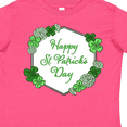 thumbnail image 4 of Inktastic Happy St. Patrick's Day Clovers Boys or Girls Toddler T-Shirt, 4 of 5