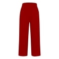 thumbnail image 5 of Pants for Women Casual Work Stretchy Slim Fit Trousers Office Slacks with Pockets, 5 of 6