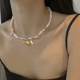 thumbnail image 4 of Seashells Pendant Necklace Elegant Long Lasting Craftsmanship Necklace Versatile Statement Necklace For For Every Occasion Ideal Fashion Jewelry Enhance Your With Timeless Design,E, 4 of 5