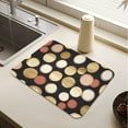 thumbnail image 6 of Simple Brown Spots Dish Drying Mat for Kitchen Counter Absorbent Drainer Mats (15.7X11.8inch), 6 of 8