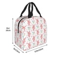 thumbnail image 2 of Pofeuu Hello Rabbit Print Lunch Bag Lunch Box Insulated Lunch Bag Adult Lunch Box for Men and Women, 2 of 5