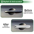 thumbnail image 6 of Unique Bargains Smart Car Door Handle Cover Trim,Side Door Handle Cover,for Mazda CX-3 2016-2022,ABS,Silver Tone,1 Set, 6 of 7