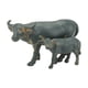 thumbnail image 5 of Adornos de vaca, estatua de búfalo, adorno decorativo artesanal, búfalo en miniatura. 2 piezas, 5 of 9