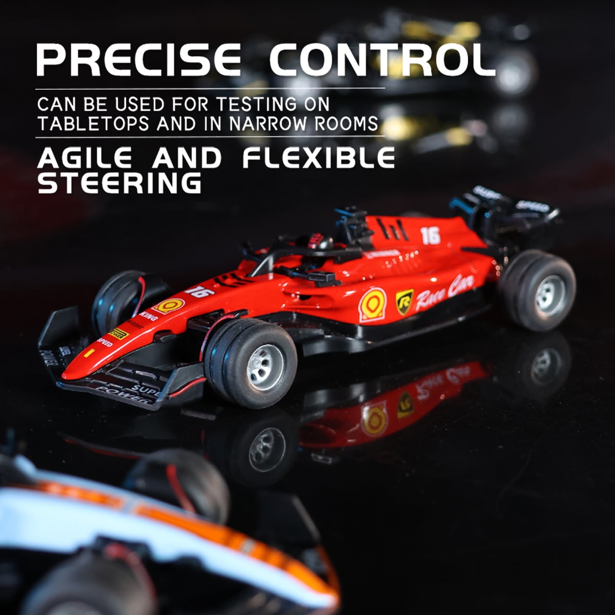 1: 64 Ferrari Formula remote control race car, dual control three speed control operation